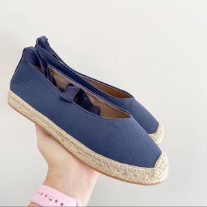 J. Jill Ballerina Flat Tie Up Espadrilles